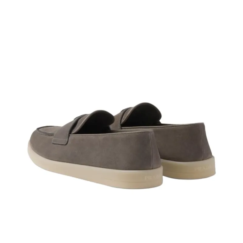 PRADA Loafers Men Lime Gray-3