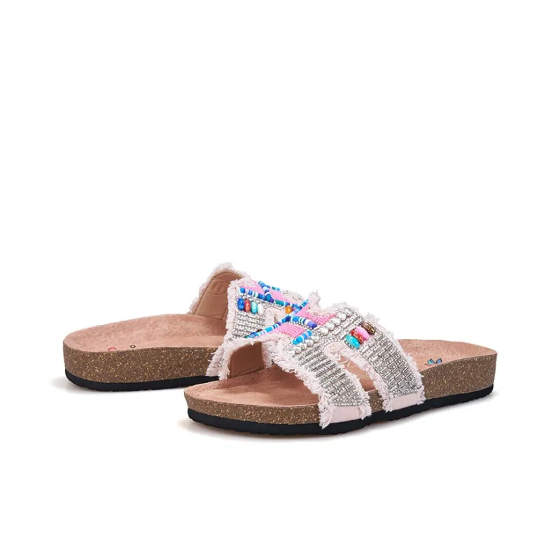 Joy&Mario Slip Resistant Slide Slippers Women's-18