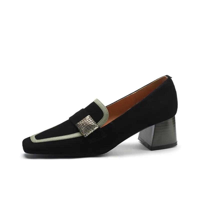 EASTTATA ET Loafers Women's Black, Brown-5