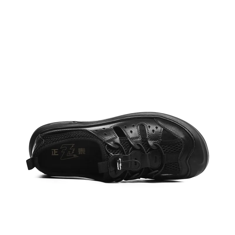 CHINT Beach Sandals Men's Black-1