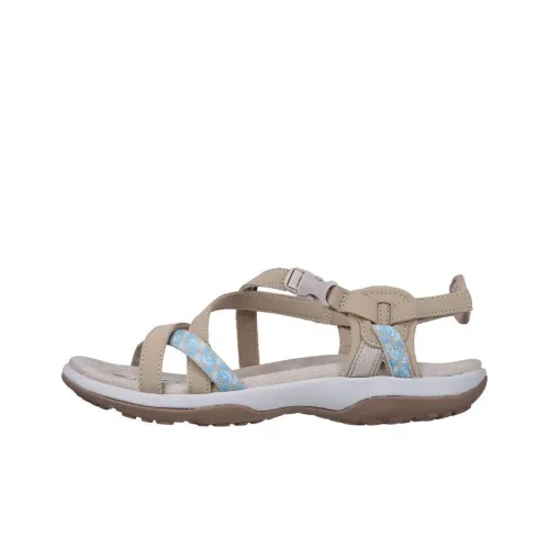 Skechers Reggae Slim Beach Sandals Women's Brown/Blue