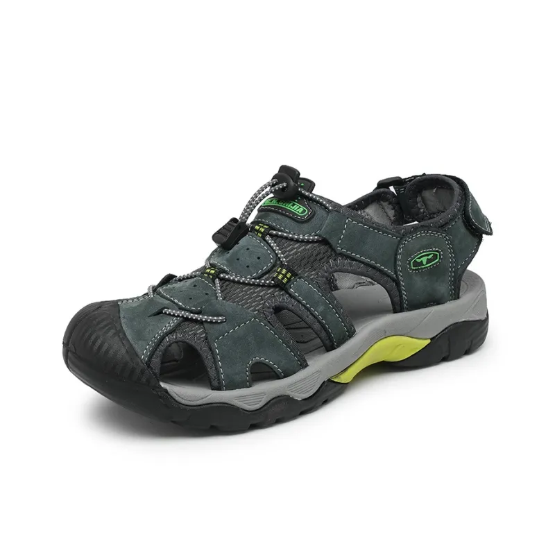 G.N.SHIJIA River Trekking Shoes Men Gray Blue/Earth Yellow-1