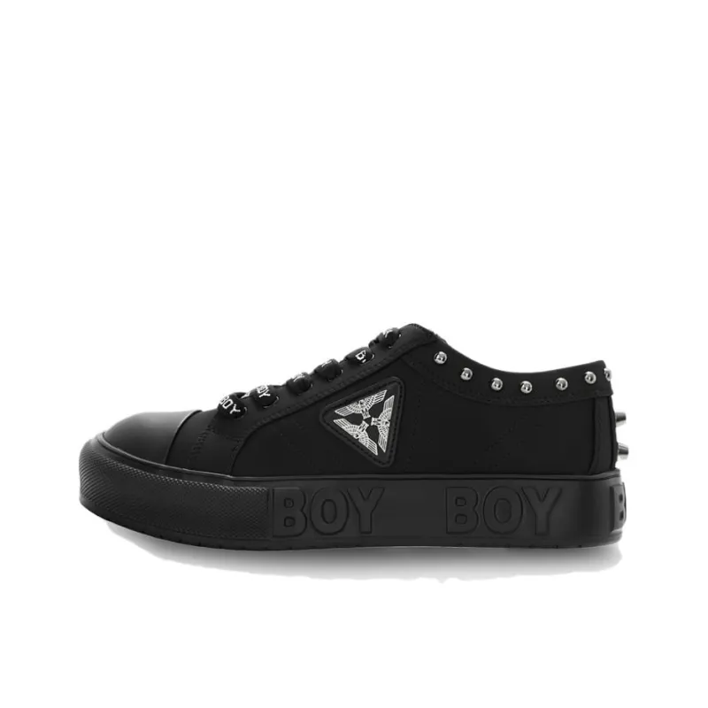 Boy London Low Top Skateboard Shoes Unisex Black-0