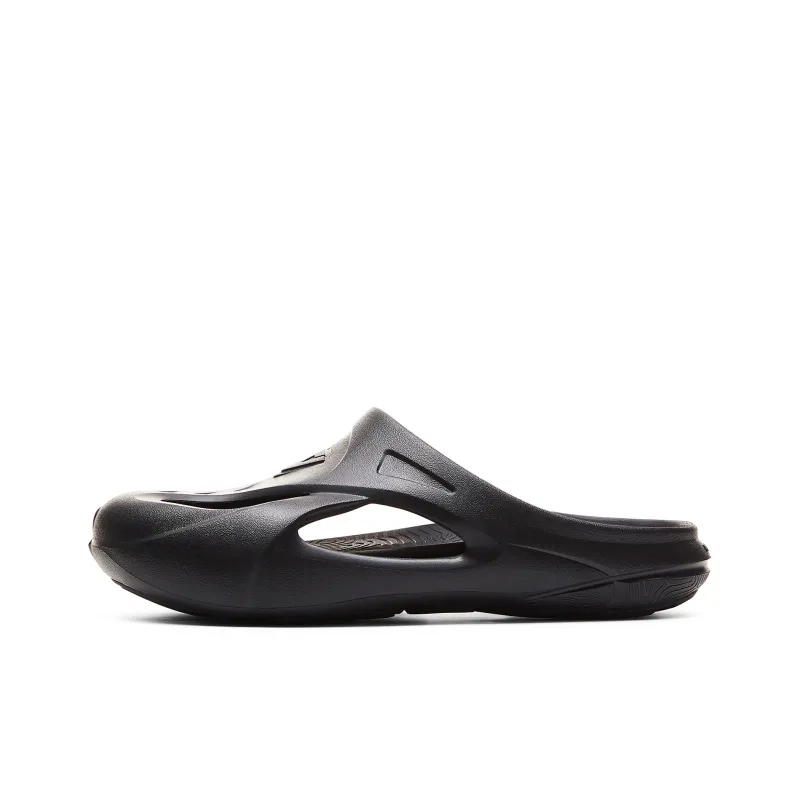 PEAK Flying Fish, Taichi River Trekking Shoes Slippers Men's All Black-1