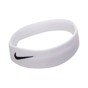 Nike Sweatbands Elastic Moisture Wicking Sweatband 1 Pack White Unisex