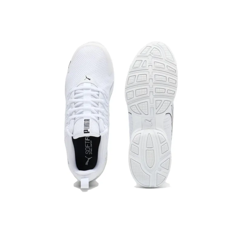 PUMA Voltaic Evo Anti Slip Wear Resistant Low Top Running Shoes Men's White-3