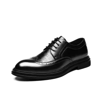 CHINT Dress Shoes Men Low-Top Black