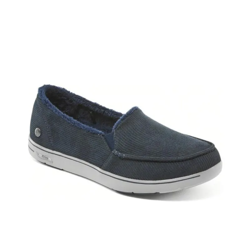 Skechers ARCH FIT LOUNGE Durable Warm Low-Top Casual Shoes Women's Marine Blue-2