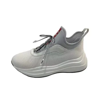PRADA Neoprene Logo White Women's