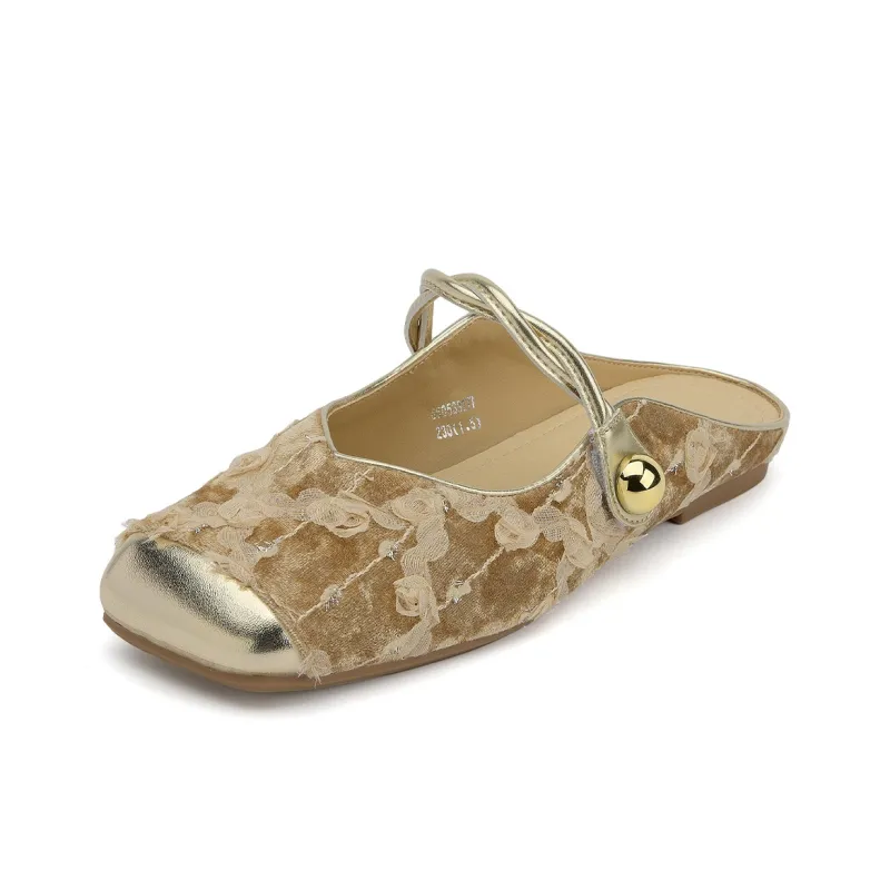 GEMEIQ Quiet Odor Resistant Slip Resistant Wrap toe Slippers Women's-6