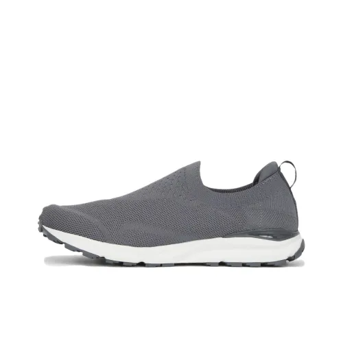 THE NORTH FACE Cushioned Anti-Slip Wear-Resistant Waterproof And Breathable Low-Top Casual Running Shoes Unisex Gray