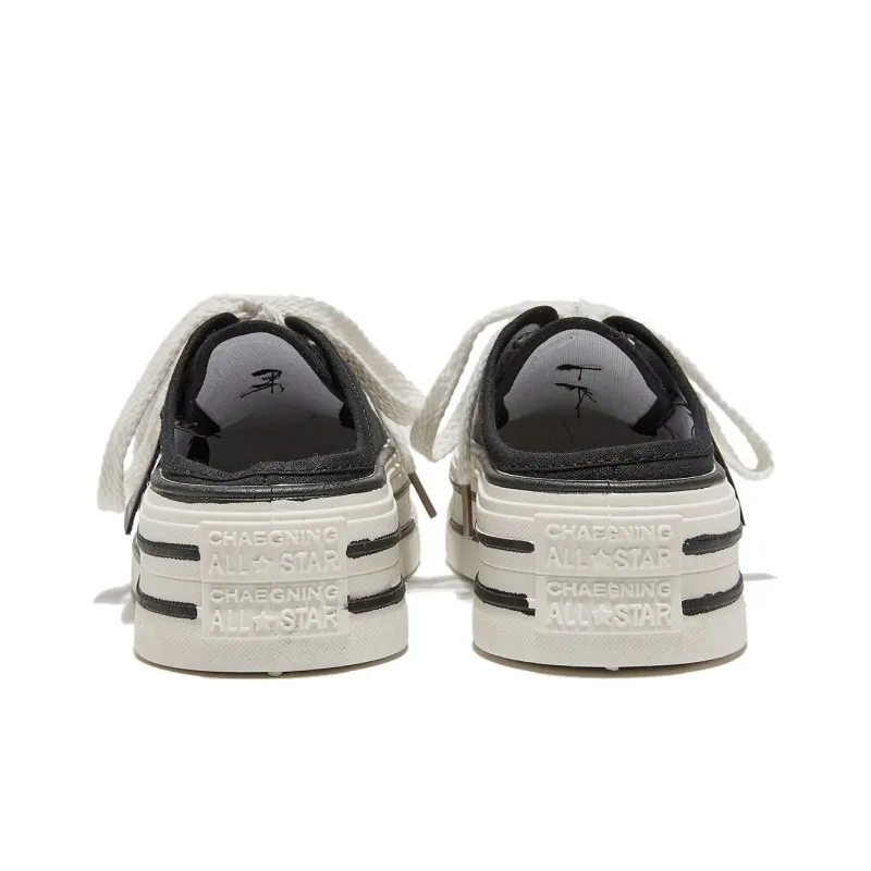 Komanic Coverage Lightweight Height Increasing Low Top Canvas Shoes Women's-18