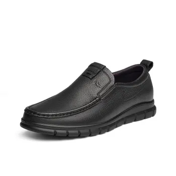 RED DRAGONFLY Commute Business Casual Shoes Men's Black Trendy
