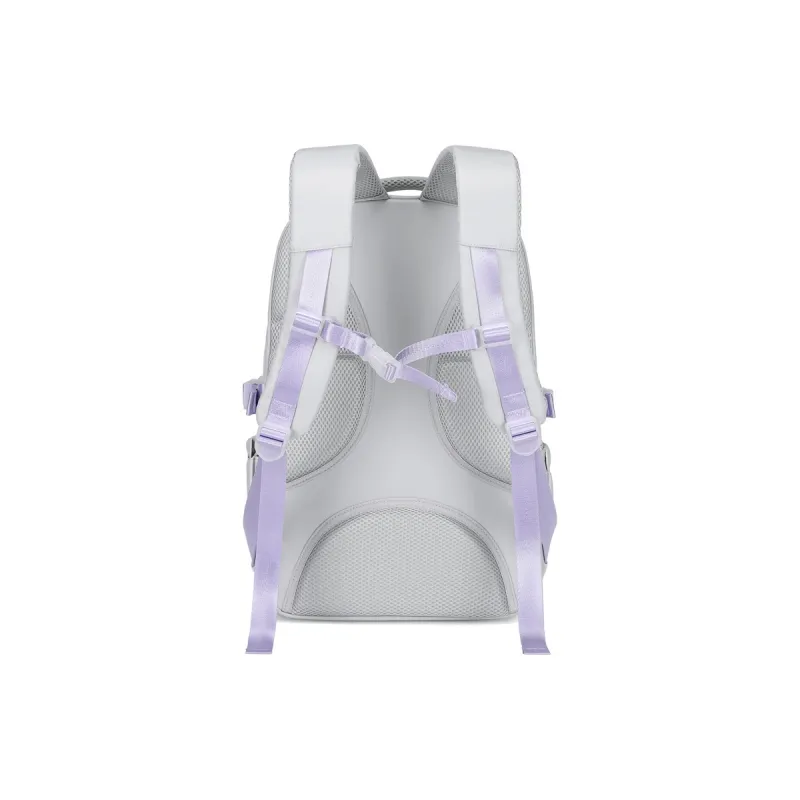 ZUOFEIFAN Nylon Backpacks Unisex Gray Green/Gray Purple-14