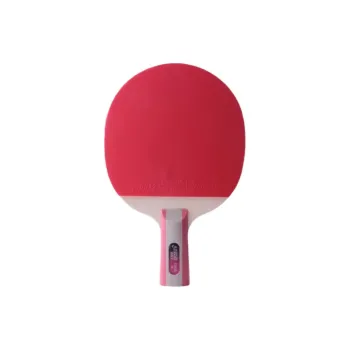 DHS H1006 Ping Pong Paddles Unisex Pure Wood Black Red Penhold Grip