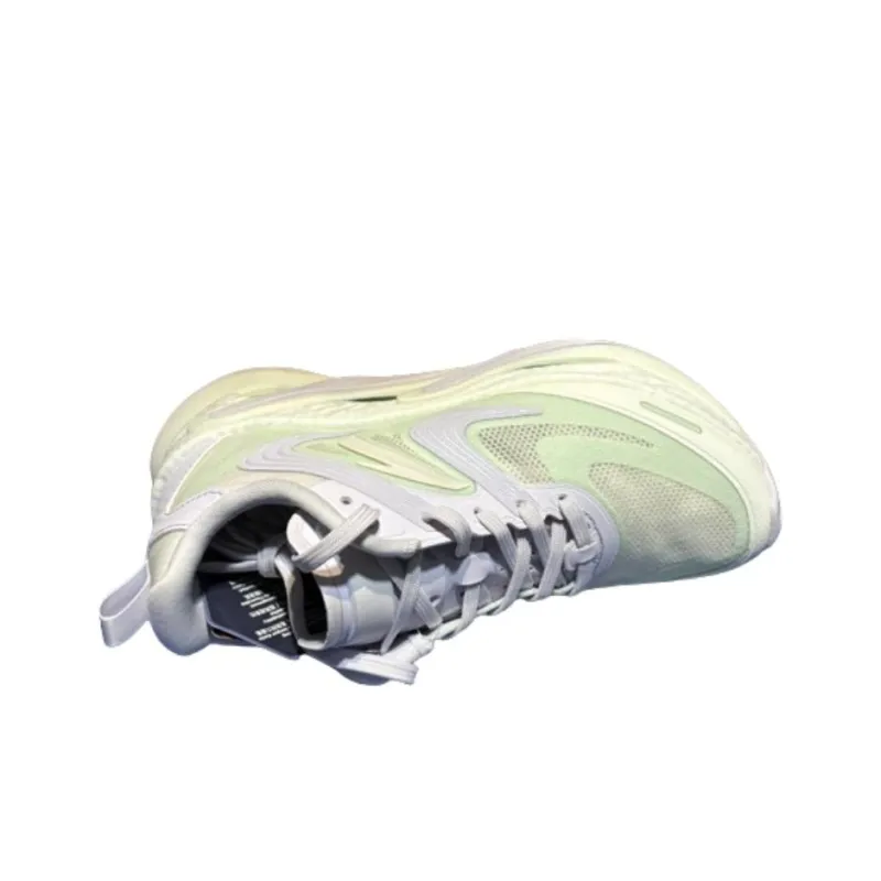 Anta Cushioned Slip Resistant Low Top Casual Running Shoes Women's Purple White Blue-3