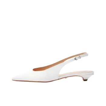 Schutz Evan Flat Casual Single Shoes 3cm Women's White
