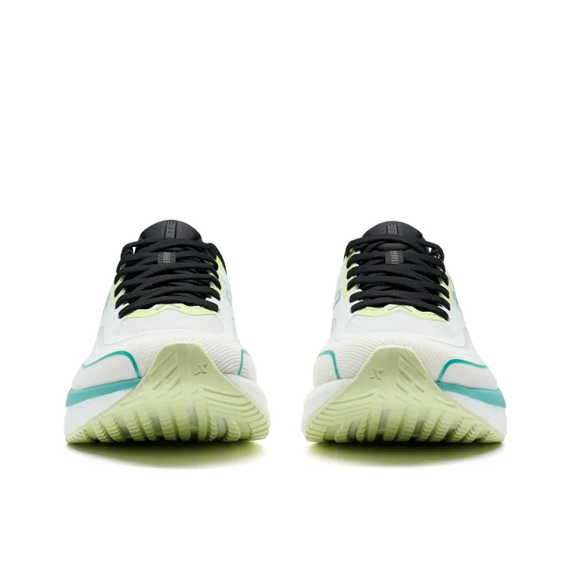 XTEP Running Shoes Men Low Top Sail White/Jelly Green-5
