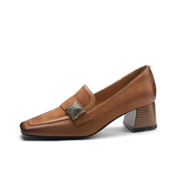 EASTTATA ET Loafers Women's Black, Brown