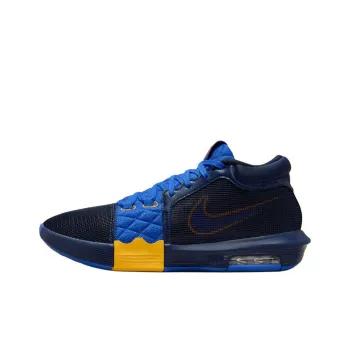 Nike Witness 8 Cushioning Anti Slip And Wear Resistant Low Top Basketball Shoes Men's Black Blue