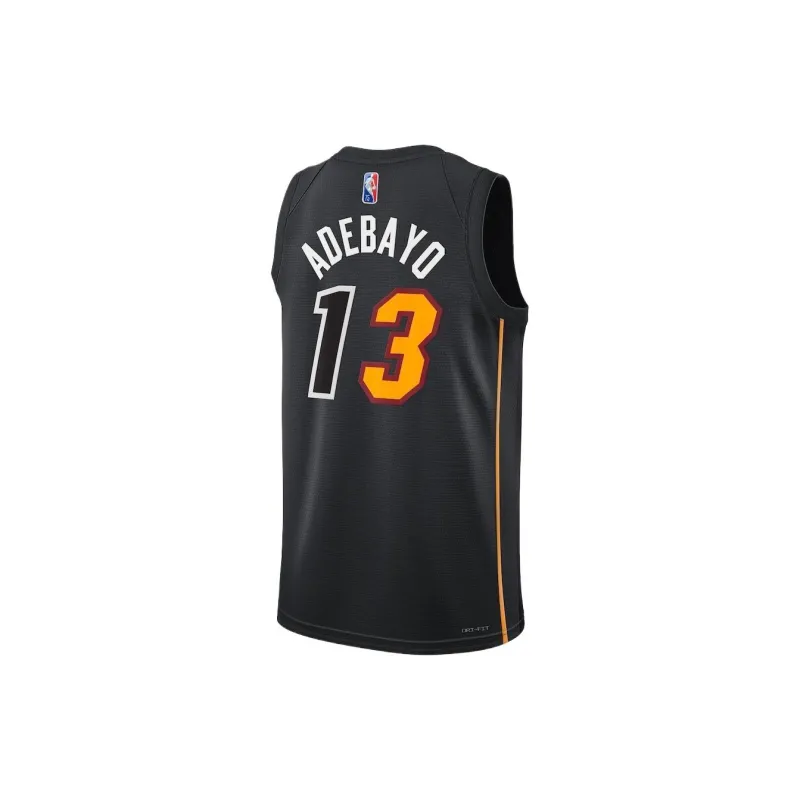 NBA Miami Heat Nike City Edition Swingman Basketball Jerseys Men's Black-1