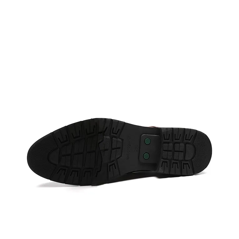 RED DRAGONFLY Height Increasing Leather Shoes Men's-5