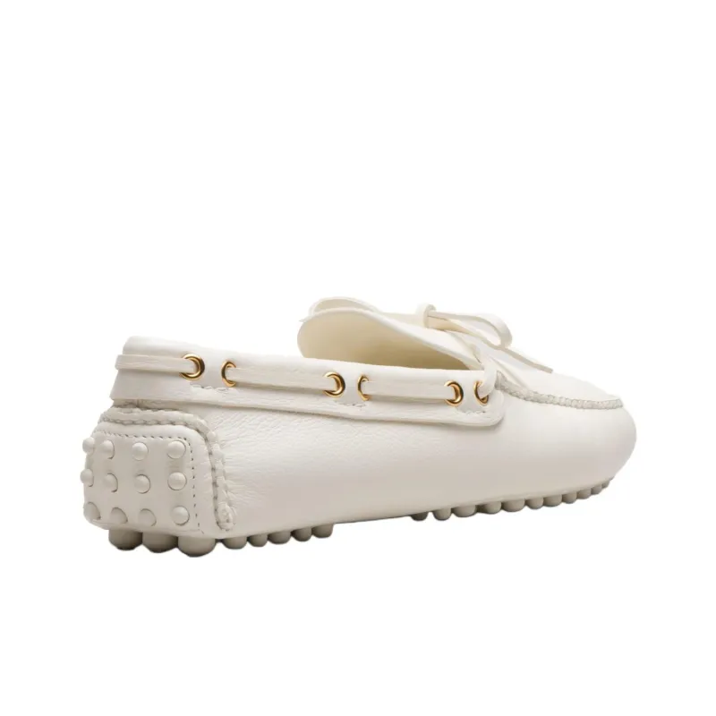 Car Shoe The Original Beanie Shoes Men's White-3