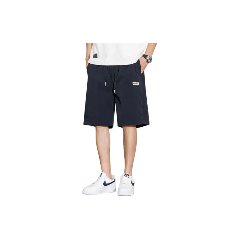 Tonlion Casual Shorts Men's Black-3
