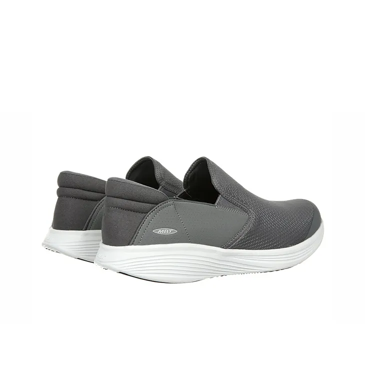 MBT Curved Sole Men's Platform Casual Shoes For Commuting Arch Support Breathable Lightweight MODENA 1479Y Gray-3
