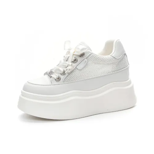 Shoe cabinet floral language Skateboard Shoes Women's Low Top White/White Pink