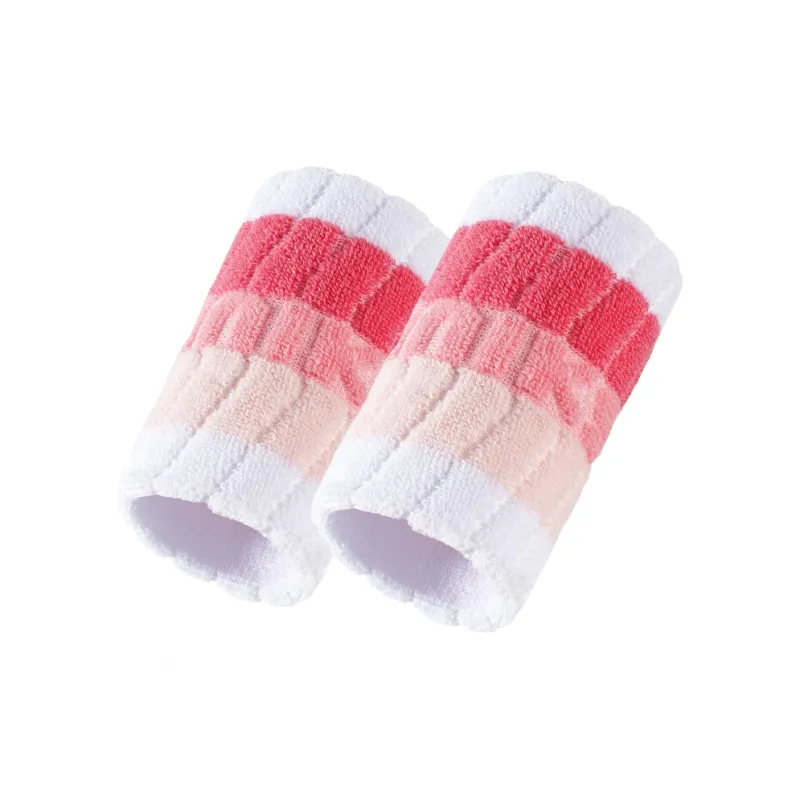 NAILEKESI Running Tennis Badminton Basketball Wristbands Protective 2 Pack Gradient Collection Unisex-13