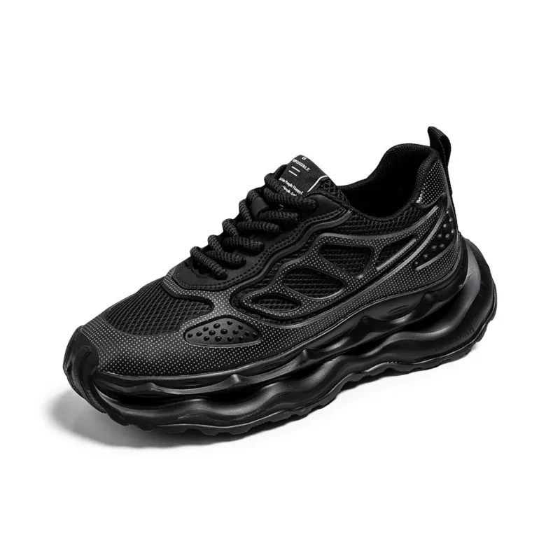 Van Ban Anti-Slip Wear-Resistant Breathable Height Increasing Chunky Sneakers Men's-5