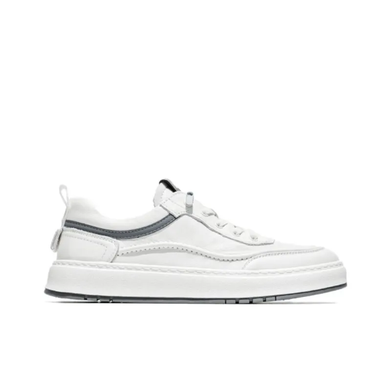 JANE HARLOW Low-Top Skateboard Shoes Men's White Gray-1