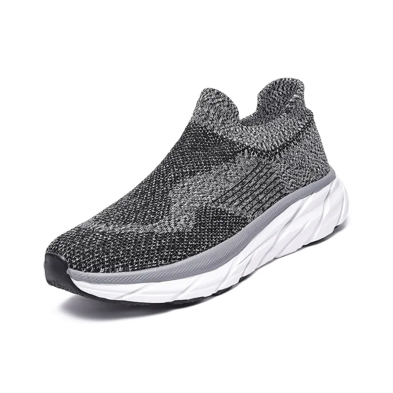 SENGUIBUCK Breathable Lightweight Low-Top Casual Shoes Men's Gray-0
