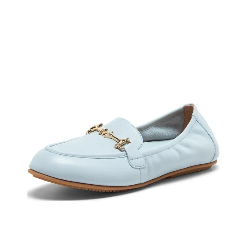 Hush Puppies Loafers Women's White/Blue-5