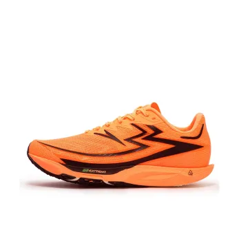 361° Cushioning Anti Slip Wear Resistant Breathability Low Top Running Shoes Unisex Cream Peach Red