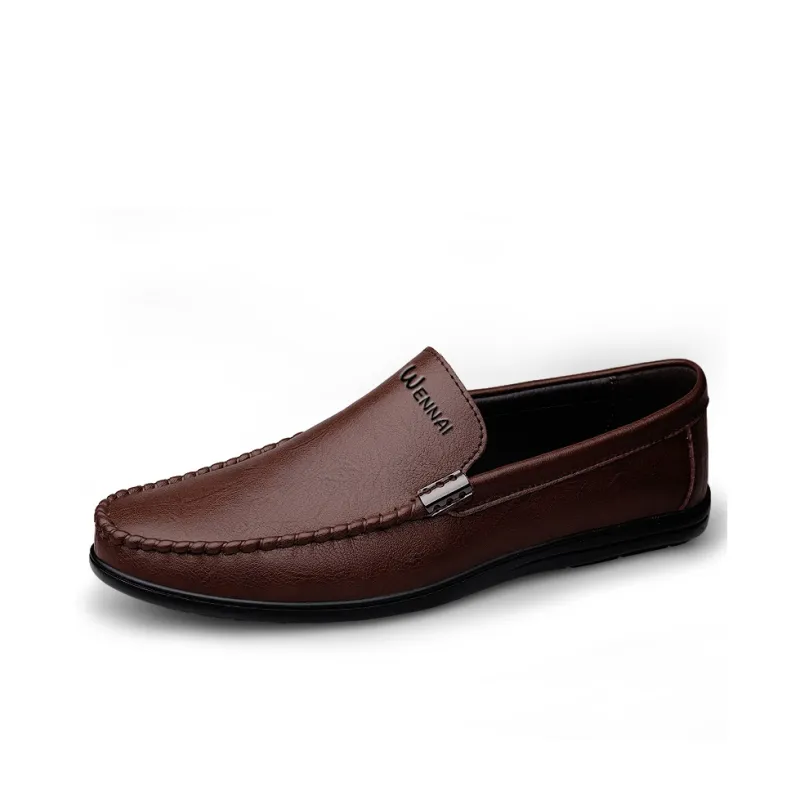 Wen Nai Casual Shoes Men's Brown-1