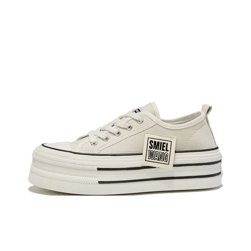 Komanic Coverage Lightweight Height Increasing Low Top Canvas Shoes Women's-10