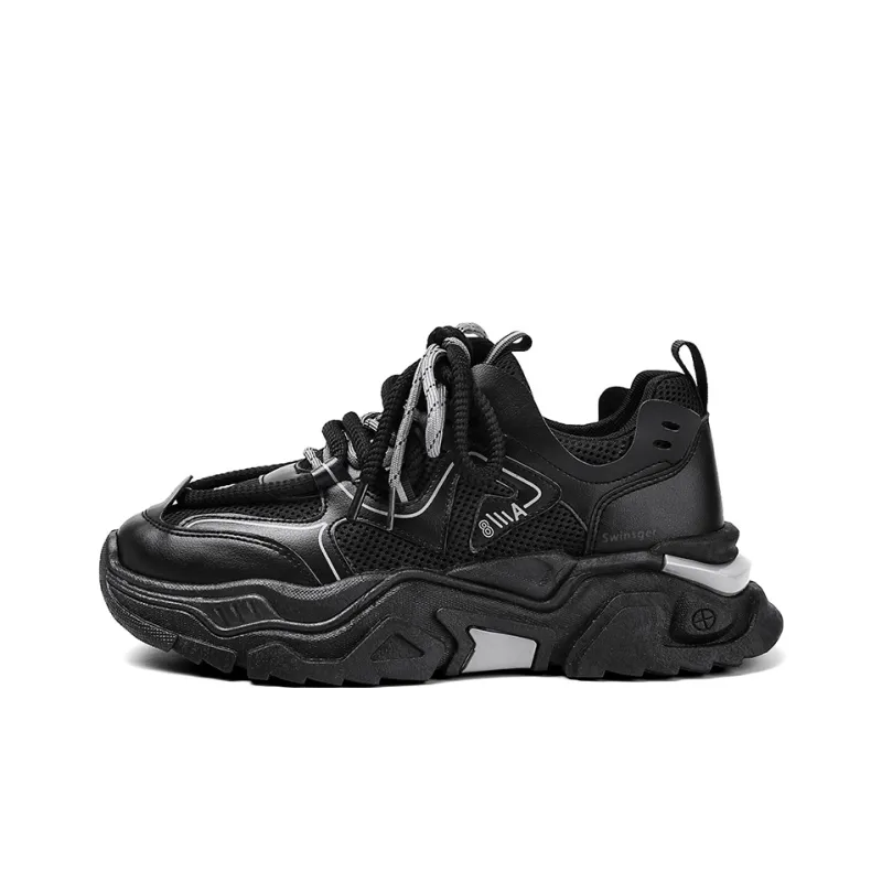 Swinsger Slip Resistant And Breathable Low Top Chunky Sneakers Men's-4
