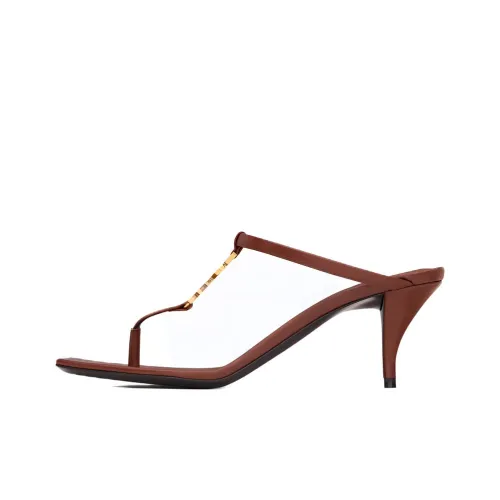 SAINT LAURENT Cassandra Thong Sandals Women's