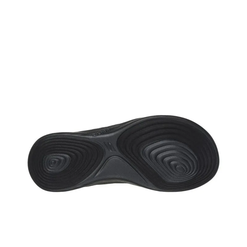 Skechers Arch Fit Abrasion-Resistant Slip-Resistant Flip Flops Women's Black-4