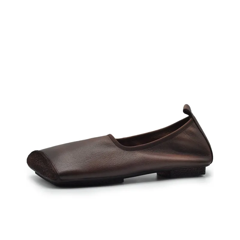 ARTMU Casual Single Shoes Women's Coffee-1