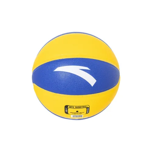 Anta KT PU Basketball Blue Yellow Multicolor Size 7 Training Unisex