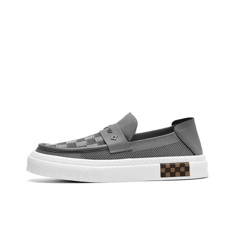 SEPTWOLVES Breathable Lightweight Height Increasing Low-Top Canvas Shoes Men's-9