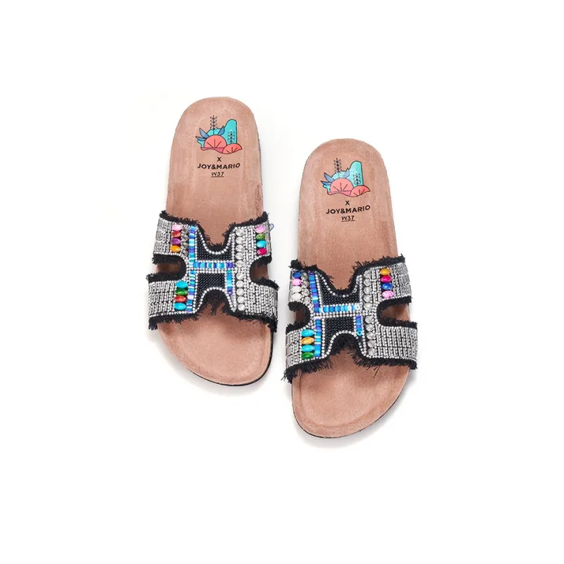 Joy&Mario Slip Resistant Slide Slippers Women's-1