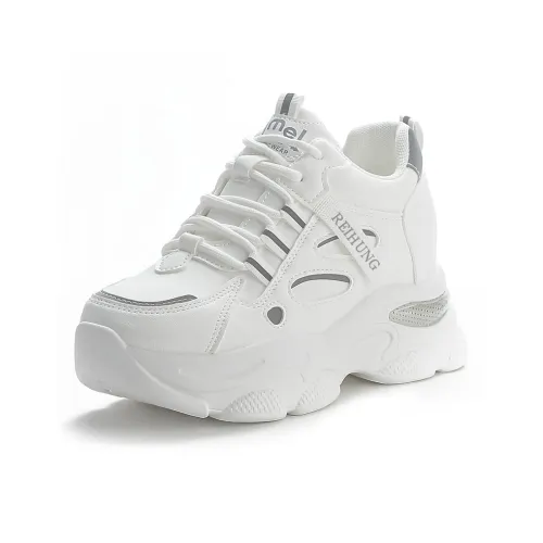 REIHUNG Chunky Sneakers Women's Low-Top