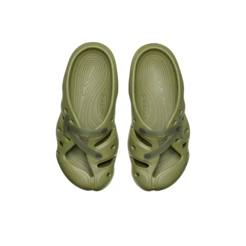 KEEN YOGEEZ Closed Toe Slippers Unisex Martini Olive Green-4