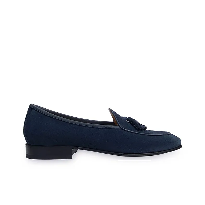 ANTONIO BAREZZI 2024 Summer Men's New Arrival Yuppie Style Pre-Cow Leather Belgian Loafers-10