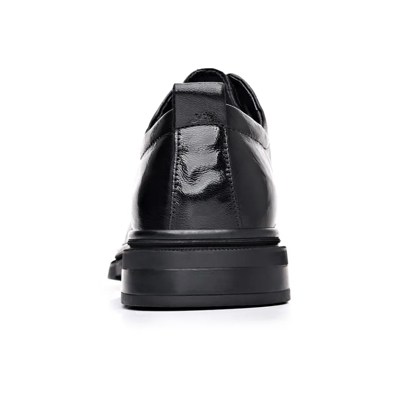 Help Dress Shoes Men Low Top Black-3