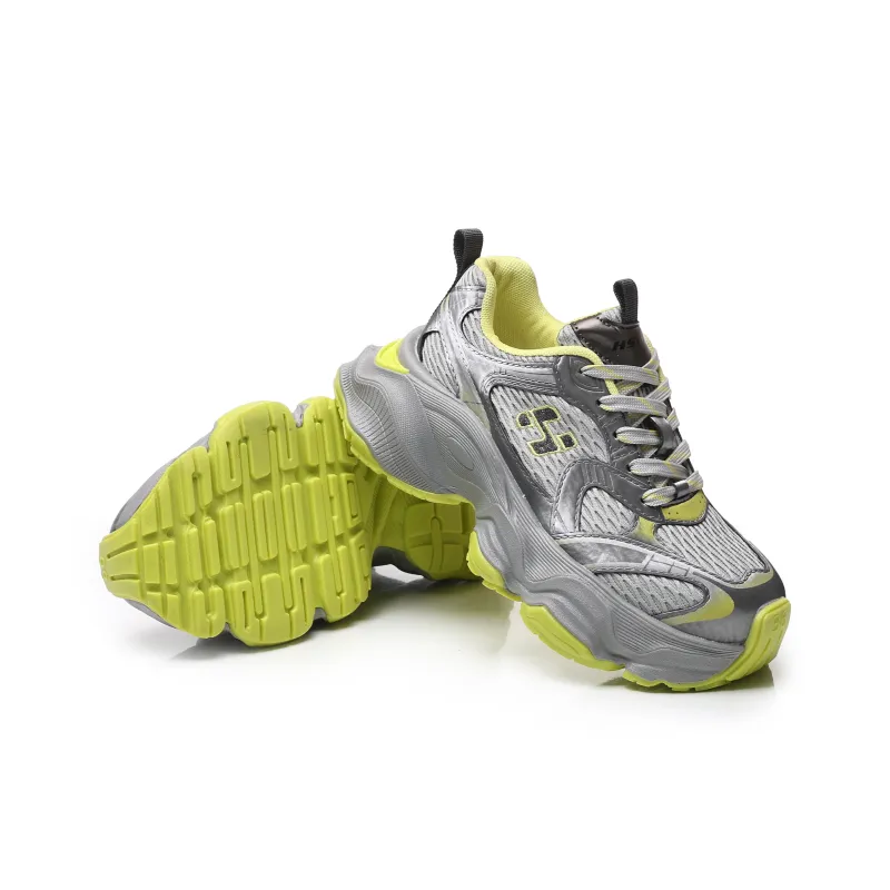 HSTYLE Cushioning Anti-Slip And Wear-Resistant Low-Top Chunky Sneakers Women's-3
